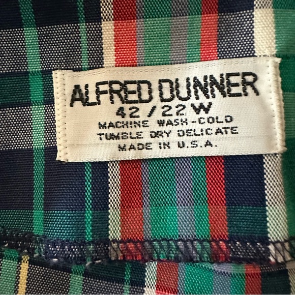 Alfred Dunner women’s vintage plaid blazer 22W - Picture 3 of 8